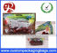 Grape Plastic Laminated Slider Ziplock Fresh recycled bottom gusset bags