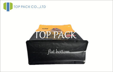 بسته بندی مواد غذایی با بسته بندی مواد غذایی با زیپ 500 گرم زرد سیاه
