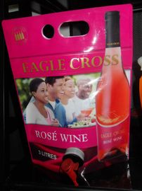قابل استفاده مجدد با روکش پلاستیکی با کیف چرمی برای شراب قرمز، شراب انگور