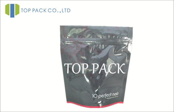 فویل آلومینیوم چاپی کیسه ایستاده برای غذا با Ziplock Top سفارشی شده است