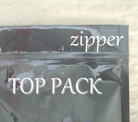 فویل آلومینیوم چاپی کیسه ایستاده برای غذا با Ziplock Top سفارشی شده است