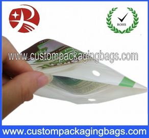 Plastic Ziplock Stand Up Pouches Packaging For Biscuits / Cookies