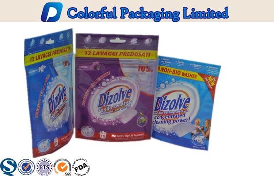 Zipper top resealable Aluminum Foil Stand up Pouch for Liquid / Powder