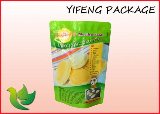 3 Layers Doypack VMPET Plastic Stand Up Pouches Food Grade Packaging Bag For Snacks