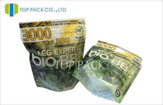 بسته بندی کیسه ای قابل شستشو قابل انعطاف پذیر با زیپ برای Tabacco