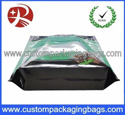 PE / PET / VMPET پلاستیکی سفارشی ایستاده تا کیسه با پایین تخت برای آب نبات